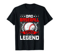 Dad Baseball Coach Legend Baseball Lover T-Shirt - Graphic Print Men Women - T-Shirt, Sweatshirt, Hoodie
