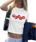 Graphic Baby for Women Y2k 8-Ball Cute Crop Tops Teen - Adult & Kids T-Shirts, Sweatshirts & Hoodies apparel design preview 1