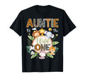 Auntie Wild One 1St Birthday Safari Jungle T-Shirt - Trendy Graphic Unisex - T-Shirt, Sweatshirt, Hoodie