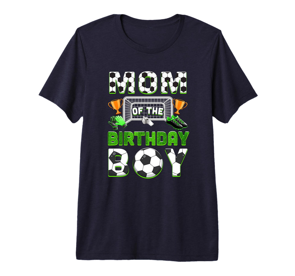 Mom Birthday Soccer Family Matching T-Shirt - Minimalist Print Unisex - T-Shirt, Sweatshirt, Hoodie