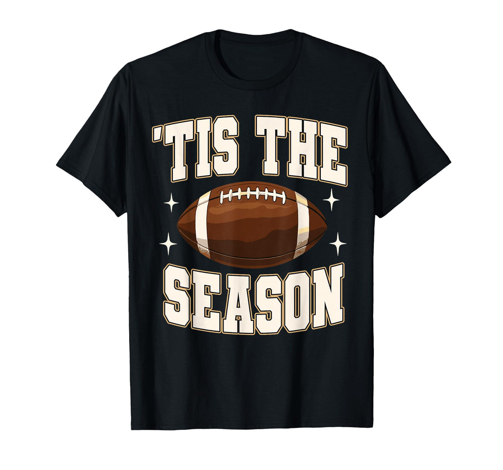 Tis Season Game Day Football Mom Mama T-Shirt - Graphic Print for Adults - T-Shirt, Sweatshirt, Hoodie