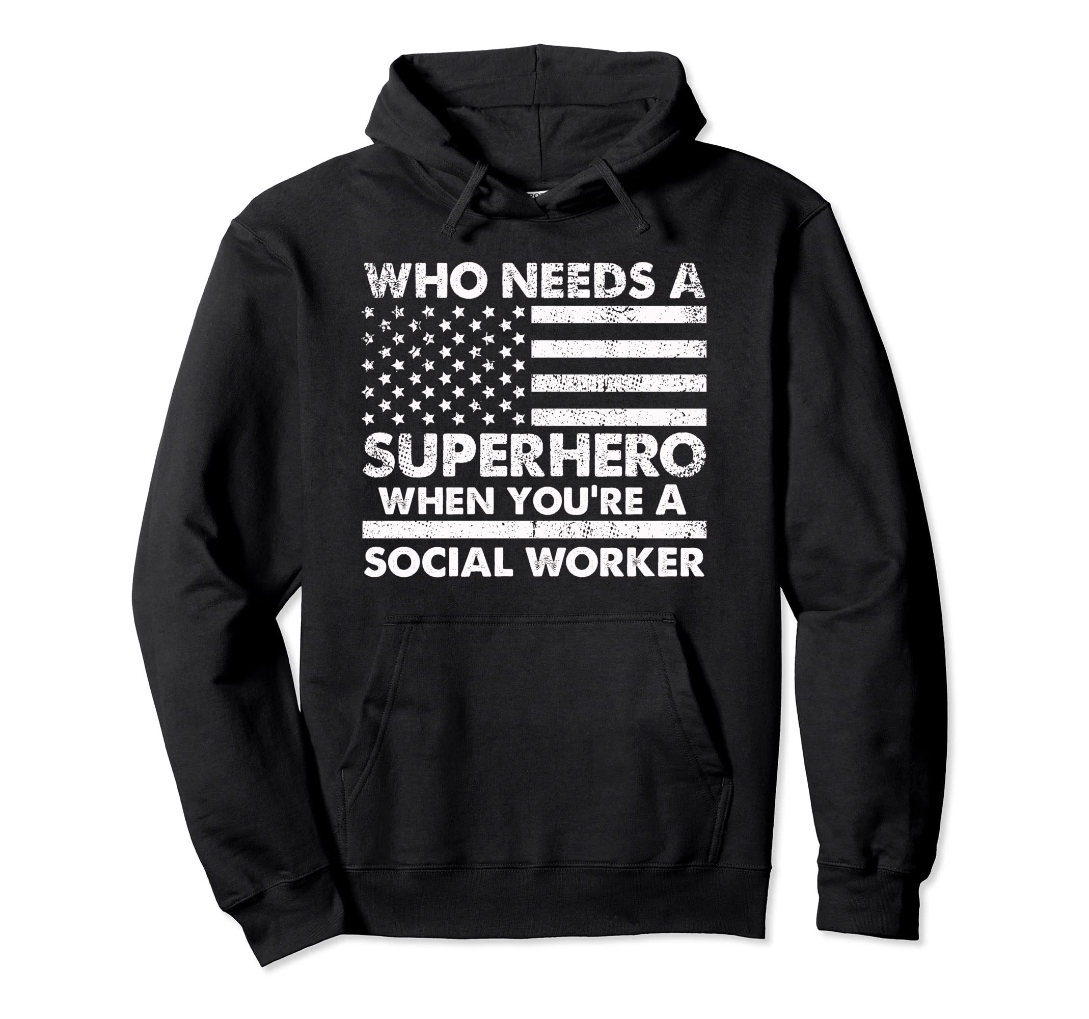 Funny Social Worker Superhero Dad Hoodie - Fun Novelty Design Unisex - T-Shirt, Sweatshirt, Hoodie