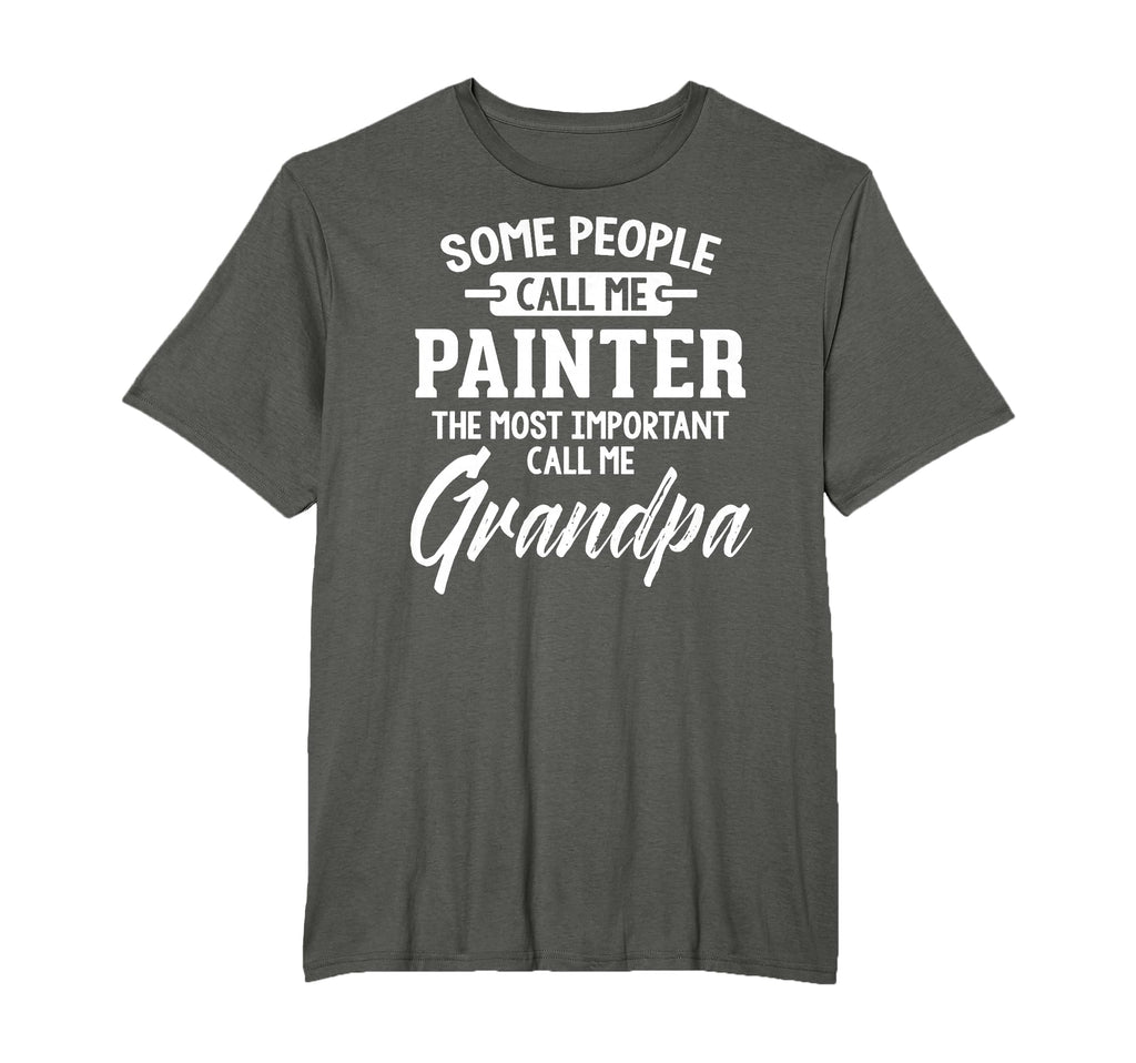 Fathers Day Gift Painter Grandpa T-Shirt - Graphic Print Unisex - T-Shirt, Sweatshirt, Hoodie