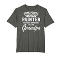 Fathers Day Gift Painter Grandpa T-Shirt - Graphic Print Unisex - T-Shirt, Sweatshirt, Hoodie
