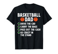 Basketball Dad Funny Dad Basketball T-Shirt - Minimalist Print Men Women - T-Shirt, Sweatshirt, Hoodie