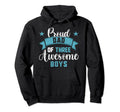 Dad Proud Dad 3 Awesome Hoodie - Casual Everyday Wear Men Women - T-Shirt, Sweatshirt, Hoodie