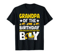 Grandpa Birthday Construction Theme T-Shirt - Minimalist Print Men Women - T-Shirt, Sweatshirt, Hoodie