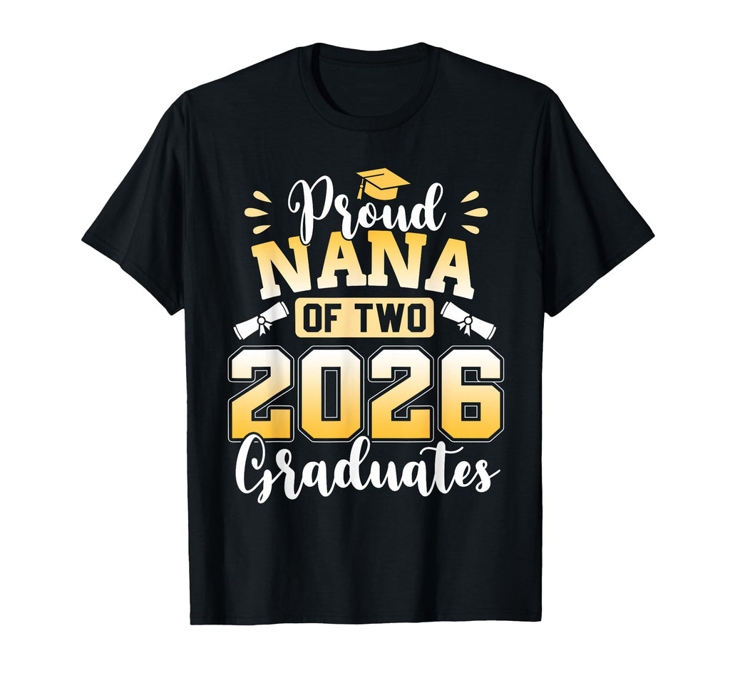 Proud Two Class 2026 Graduation Matching Hoodie - Graphic Print for Adults - T-Shirt, Sweatshirt, Hoodie