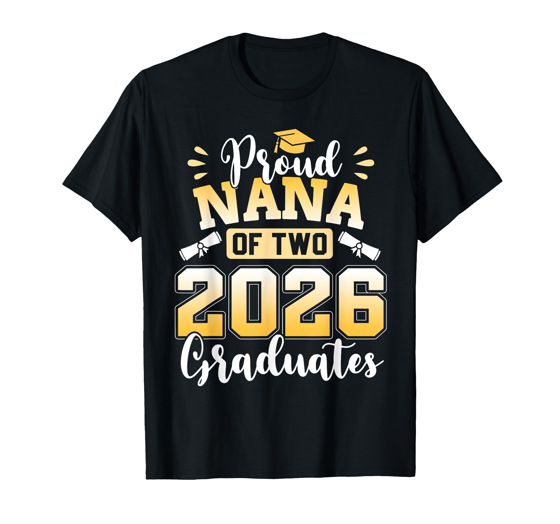 Proud Two Class 2026 Graduation Matching Hoodie - Graphic Print for Adults - T-Shirt, Sweatshirt, Hoodie