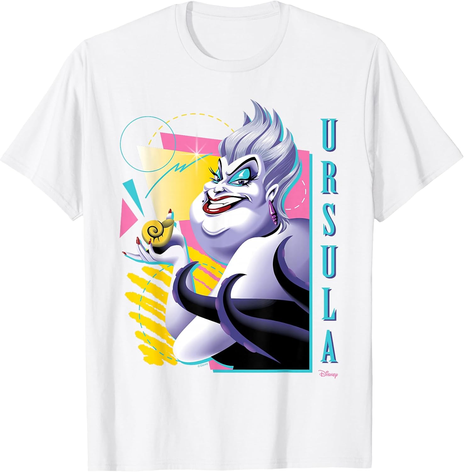 Villains Ursula 80's Retro - Adult & Kids T-Shirts, Sweatshirts & Hoodies apparel design preview 1