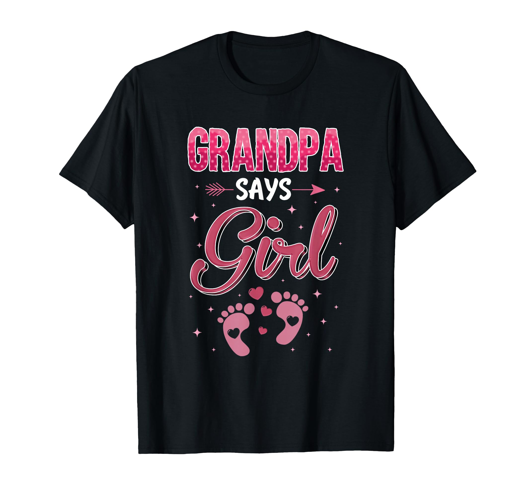 Gender Reveal Grandpa Says Matching T-Shirt - Novelty Apparel for Adults - T-Shirt, Sweatshirt, Hoodie