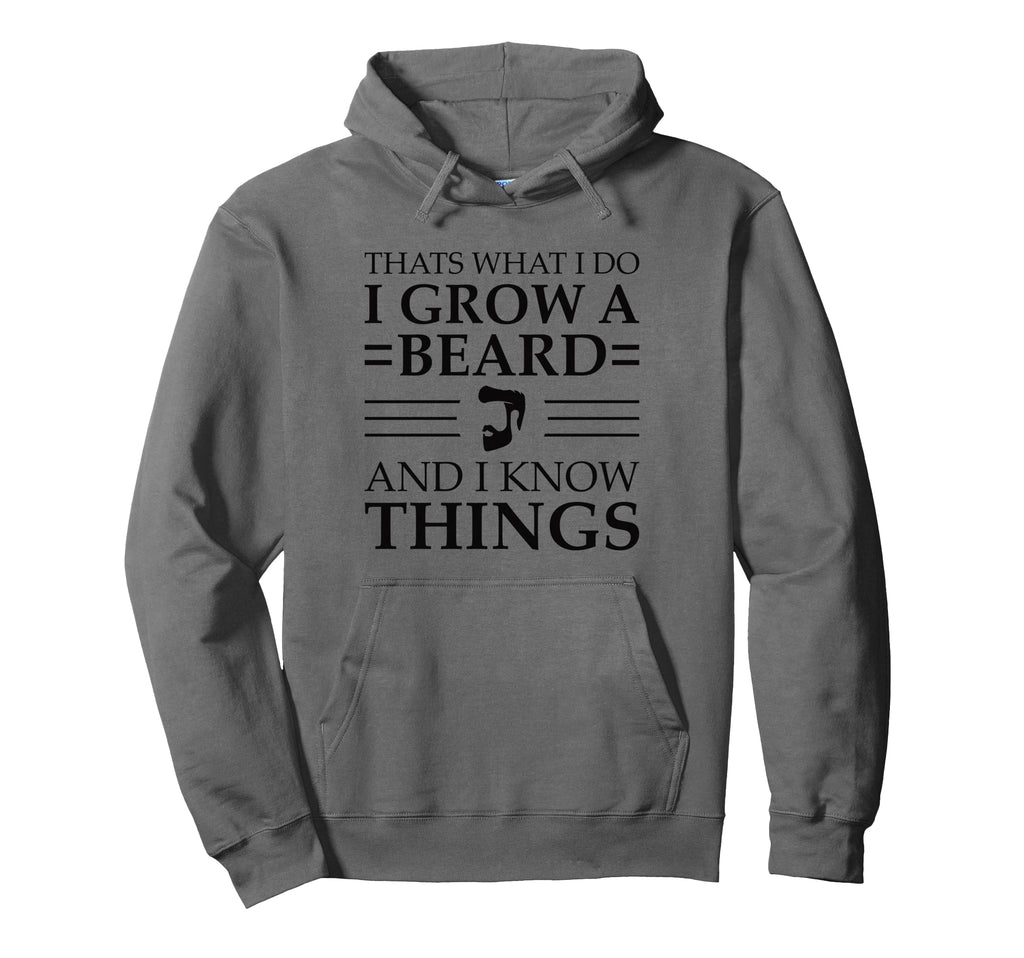 I Grow Beard And I Know Things Best Hoodie - Aesthetic Graphic for Adults - T-Shirt, Sweatshirt, Hoodie