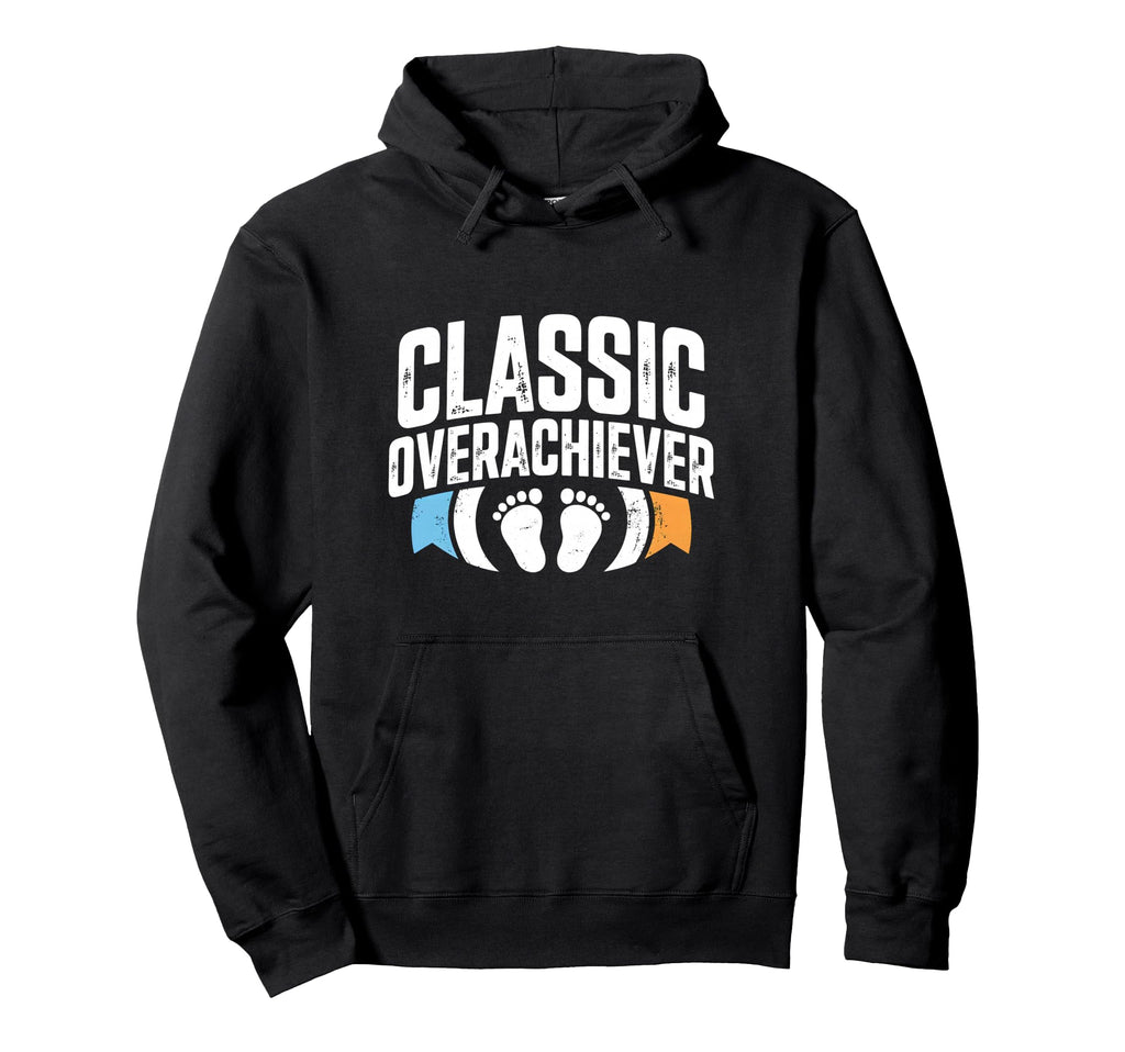 Overachiever Twin Dad Pride Hoodie - Unique Graphic for Adults - T-Shirt, Sweatshirt, Hoodie