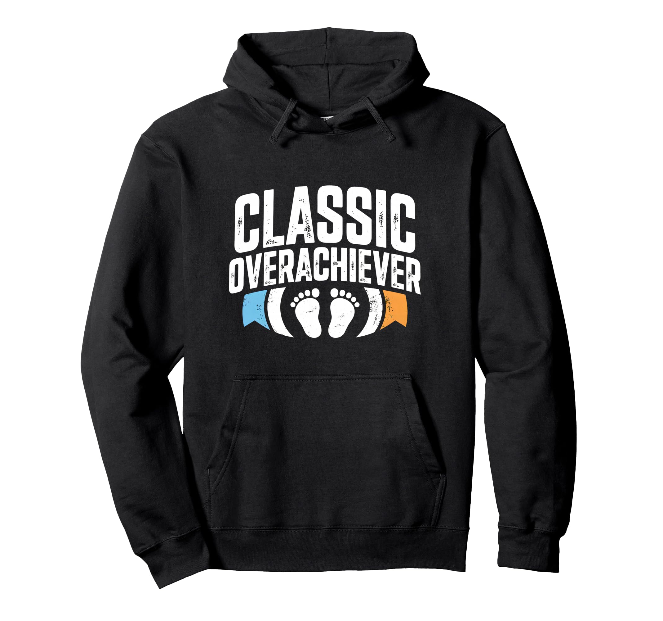 Overachiever Twin Dad Pride Hoodie - Unique Graphic for Adults - T-Shirt, Sweatshirt, Hoodie