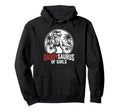 Daddy Saurus Daughter Dad Fathers Day Hoodie - Novelty Apparel Men Women - T-Shirt, Sweatshirt, Hoodie