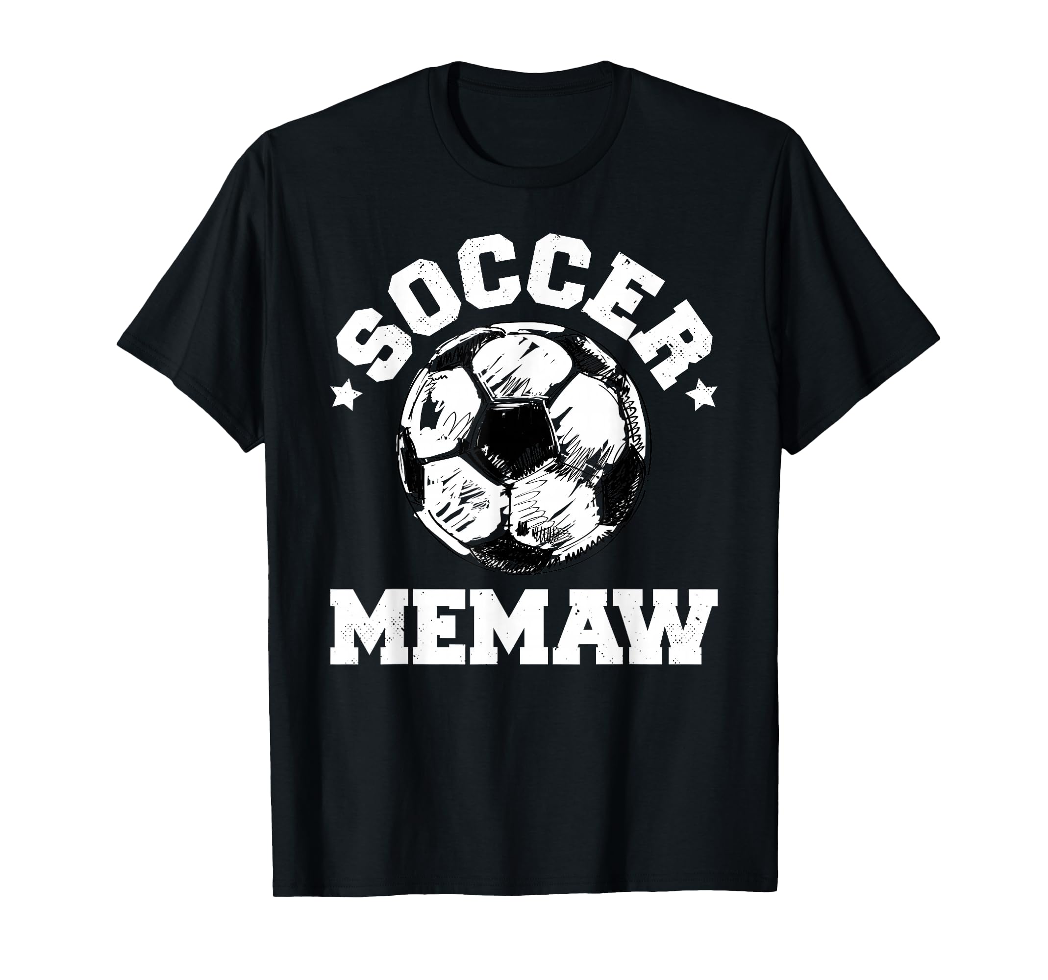 Soccer Memaw Soccer Ball T-Shirt - Fun Novelty Design for Adults - T-Shirt, Sweatshirt, Hoodie