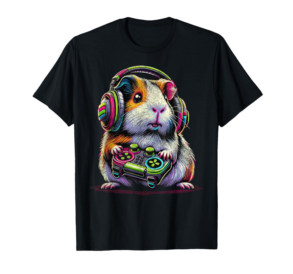 Guinea Pig Funny Video Games Guinea T-Shirt - Fun Novelty Design Men Women - T-Shirt, Sweatshirt, Hoodie