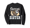 Soccer Sister Leopard Sport Sister Sweatshirt - Unique Graphic for Adults - T-Shirt, Sweatshirt, Hoodie