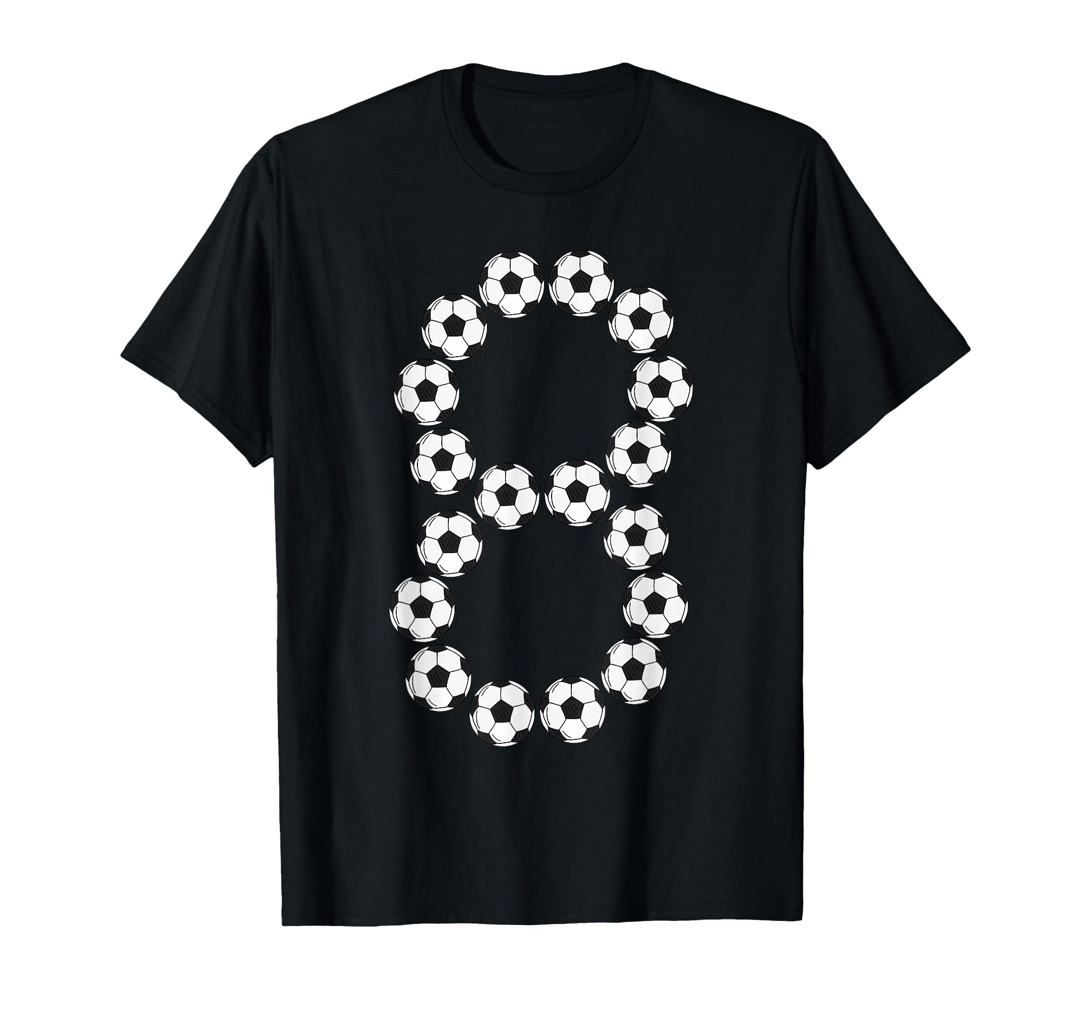8 Year Old Birthday Funny Soccer T-Shirt - Aesthetic Graphic for Adults - T-Shirt, Sweatshirt, Hoodie