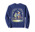 Bicycle Frog Tandem Cycling Sweatshirt - Casual Everyday Wear Unisex - T-Shirt, Sweatshirt, Hoodie