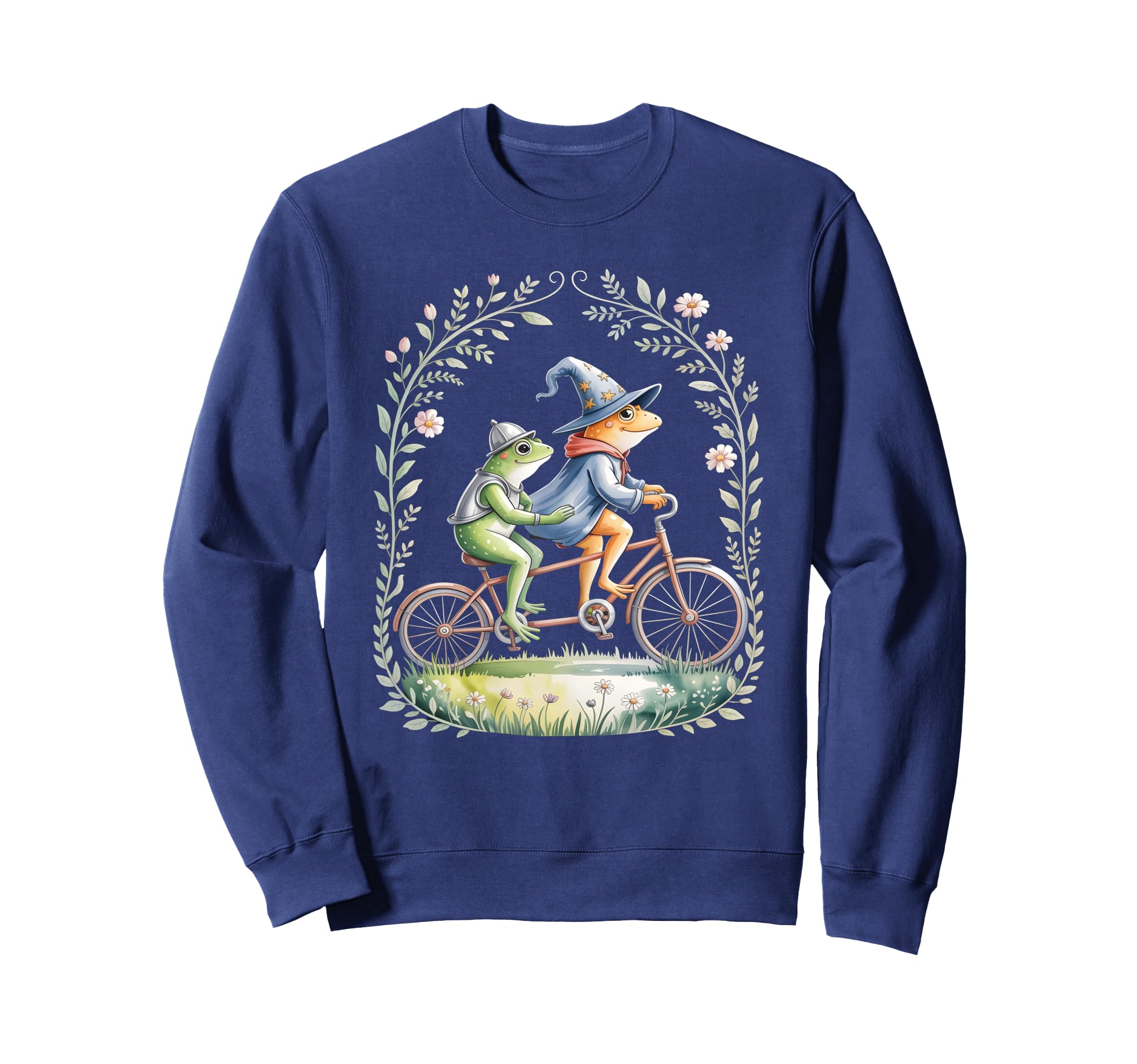Bicycle Frog Tandem Cycling Sweatshirt - Casual Everyday Wear Unisex - T-Shirt, Sweatshirt, Hoodie