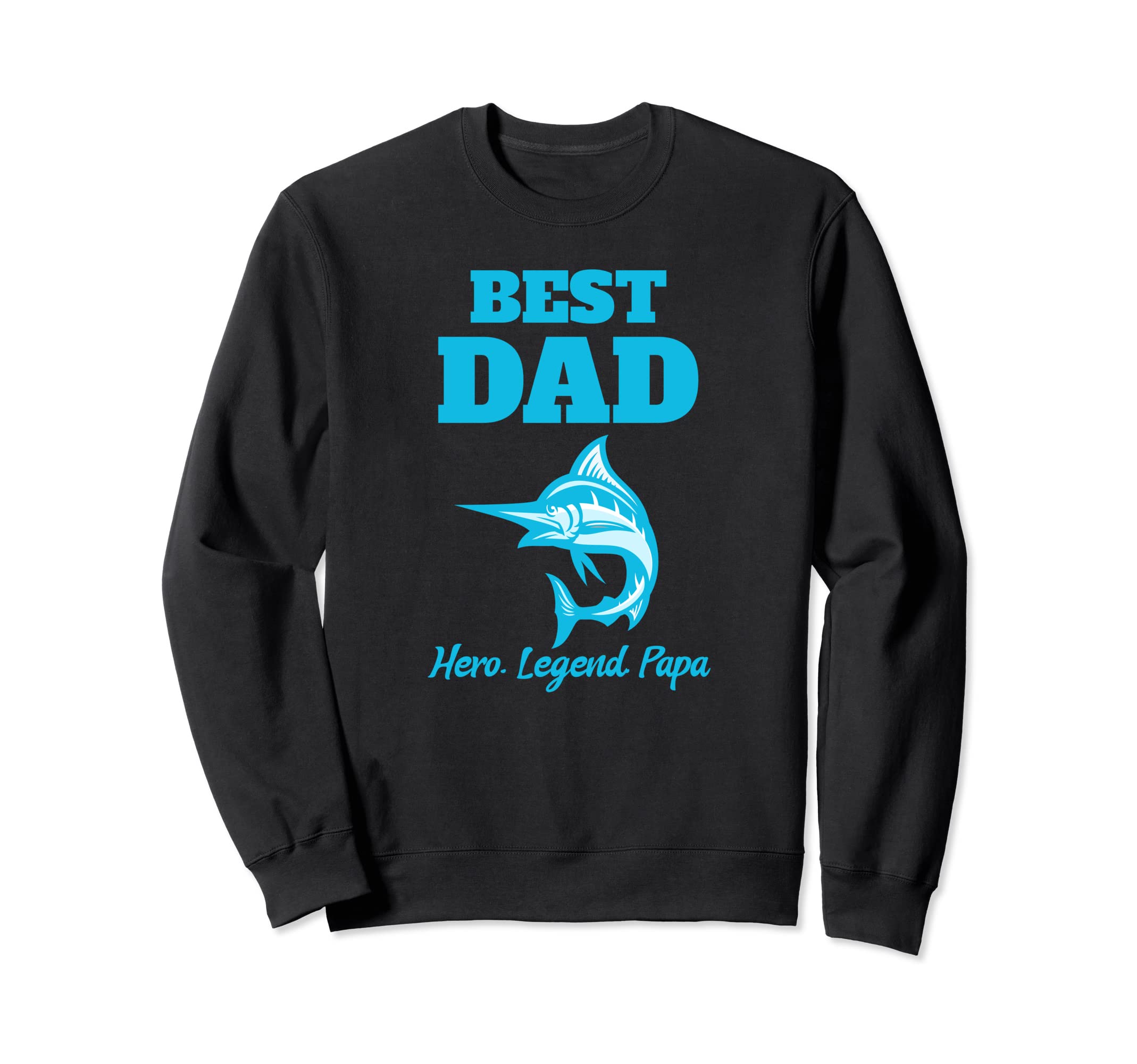 Papa Fathers Day Fishing Fishing Dad Sweatshirt - Aesthetic Graphic Unisex - T-Shirt, Sweatshirt, Hoodie