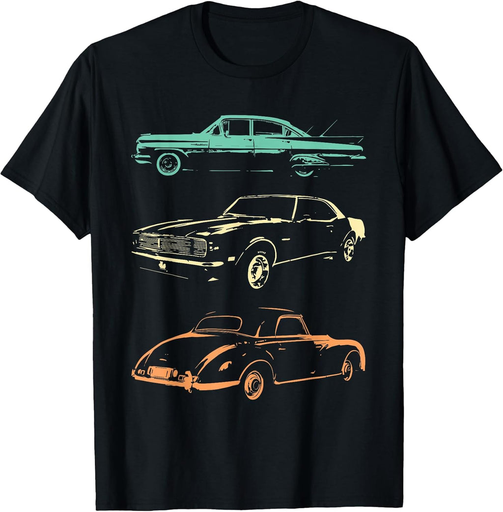 Vintage Cars 80s 90s Graphic Retro - Adult & Kids T-Shirts, Sweatshirts & Hoodies apparel design preview 1