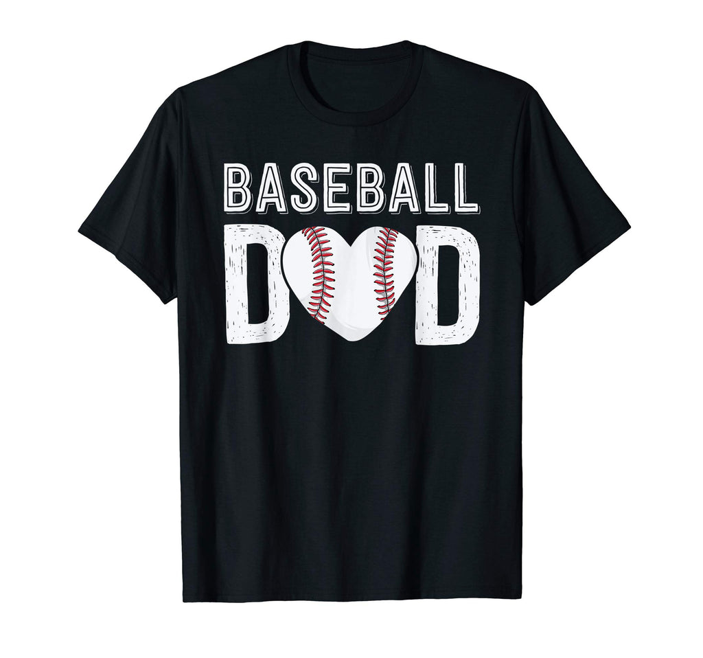 Baseball Dad Papa Fathers Day Gift Him T-Shirt - Novelty Apparel Men Women - T-Shirt, Sweatshirt, Hoodie