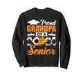 Funny Proud Grandpa 2024 Senior Sweatshirt - Minimalist Print for Adults - T-Shirt, Sweatshirt, Hoodie