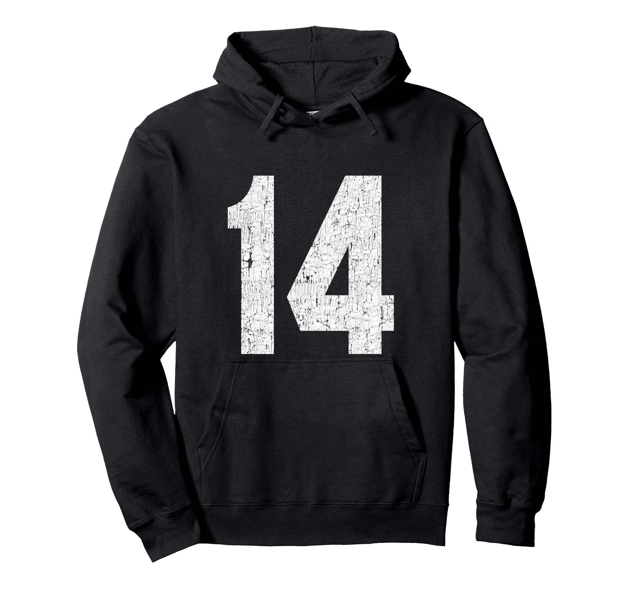 14 Jersey Uniform Varsity Sports Hoodie - Casual Everyday Wear Men Women - T-Shirt, Sweatshirt, Hoodie