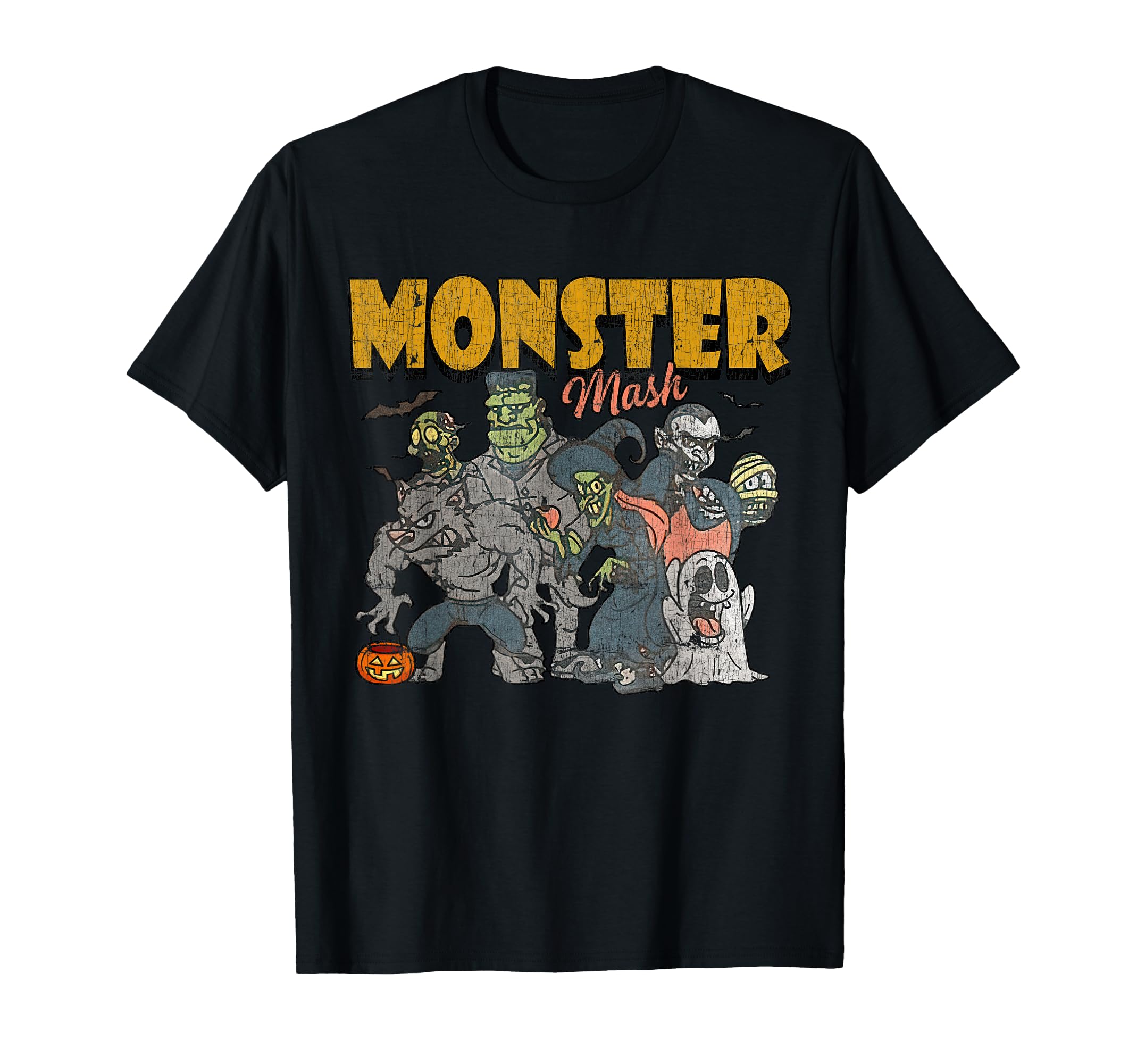 Monster Mash Ghost Halloween Funny T-Shirt - Aesthetic Graphic Unisex - T-Shirt, Sweatshirt, Hoodie