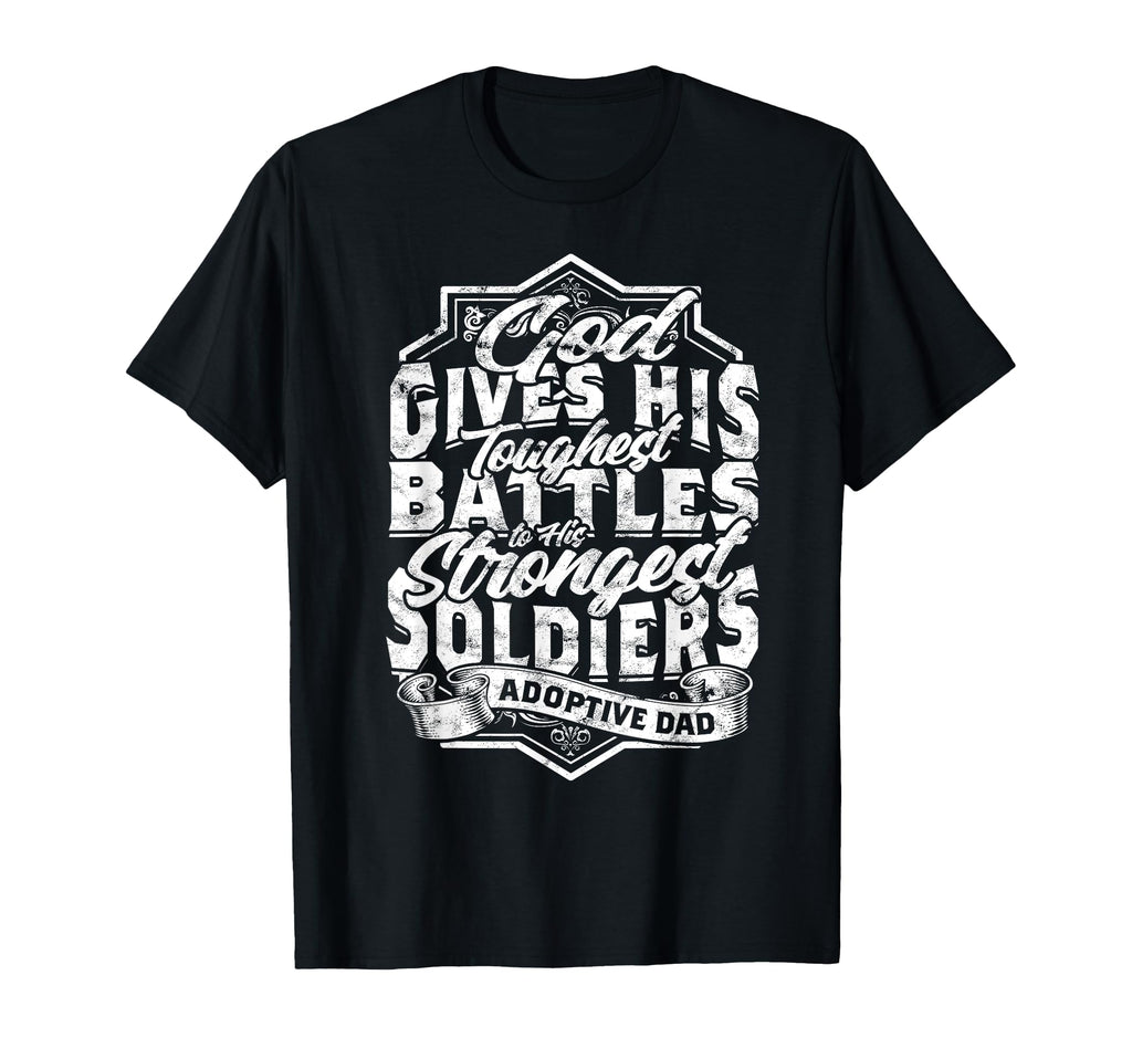 Adoptive Dad Adoption Adoptive Dad T-Shirt - Minimalist Print Men Women - T-Shirt, Sweatshirt, Hoodie