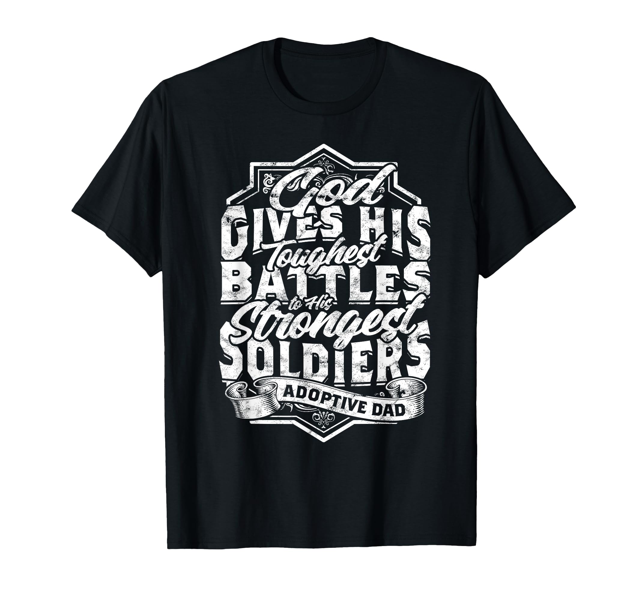 Adoptive Dad Adoption Adoptive Dad T-Shirt - Minimalist Print Men Women - T-Shirt, Sweatshirt, Hoodie