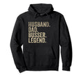 Fathers Day Husband Dad Busser Legend Daddy Hoodie - Unique Graphic Unisex - T-Shirt, Sweatshirt, Hoodie