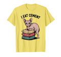 I Eat Cement Funny Cursed Sphynx Cat T-Shirt - Minimalist Print Unisex - T-Shirt, Sweatshirt, Hoodie