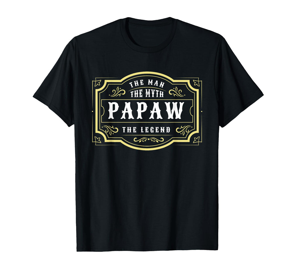 Papaw Myth Legend Dad Grandpa T-Shirt - Graphic Print Men Women - T-Shirt, Sweatshirt, Hoodie