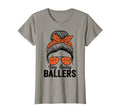 Busy Raising Ballers Basketball Messy Bun T-Shirt - Graphic Print Unisex - T-Shirt, Sweatshirt, Hoodie