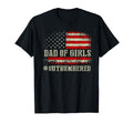 Fathers Day Daddy Dad Outnumbered T-Shirt - Custom Art Print for Adults - T-Shirt, Sweatshirt, Hoodie