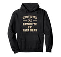 Certified Favorite Papa Bear Funny Hoodie - Minimalist Print Men Women - T-Shirt, Sweatshirt, Hoodie