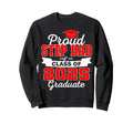 Super Proud Step Dad 2025 Graduate Sweatshirt - Unique Graphic Unisex - T-Shirt, Sweatshirt, Hoodie