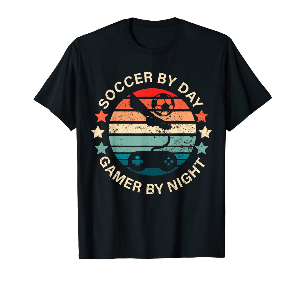 Soccer Day Gamer Night Gamer T-Shirt - Custom Art Print Men Women - T-Shirt, Sweatshirt, Hoodie