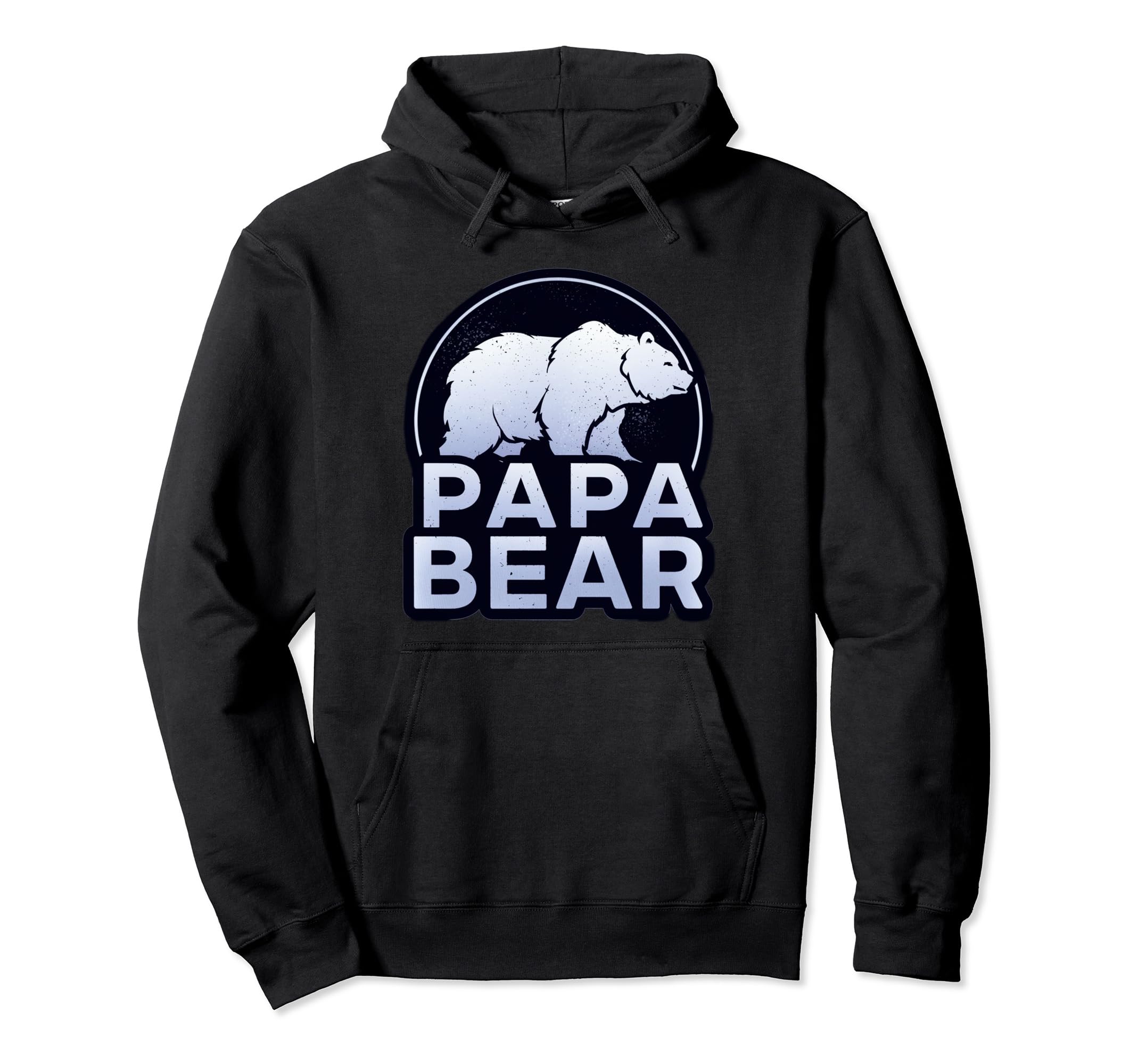 Papa Bear Dad Fathers Day Gift Daddy Hoodie - Unique Graphic Unisex - T-Shirt, Sweatshirt, Hoodie