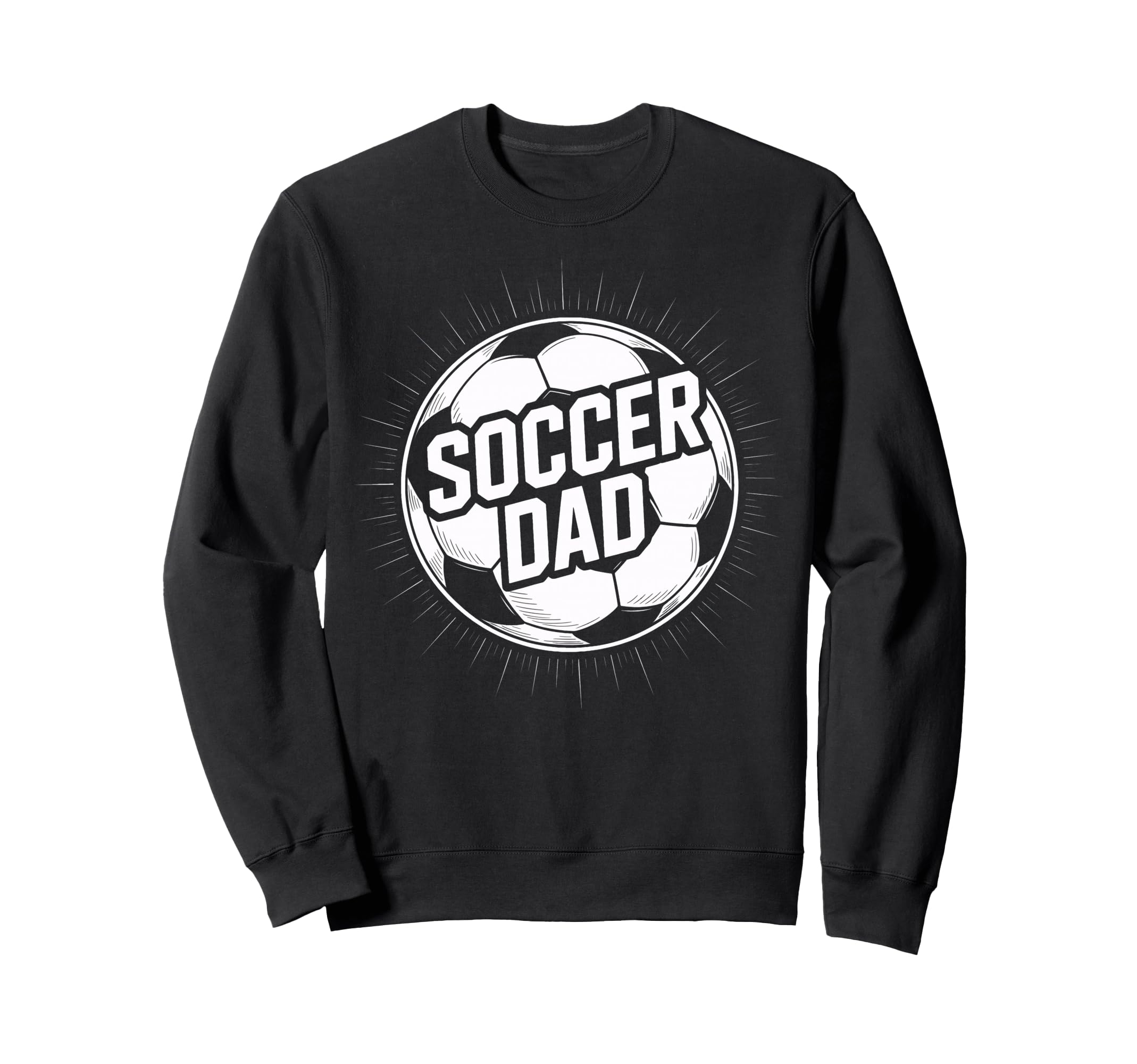 Soccer Dad Dedicated Player Sweatshirt - Minimalist Print Men Women - T-Shirt, Sweatshirt, Hoodie