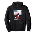 Funny Soccer Player Patriotic Hoodie - Aesthetic Graphic for Adults - T-Shirt, Sweatshirt, Hoodie