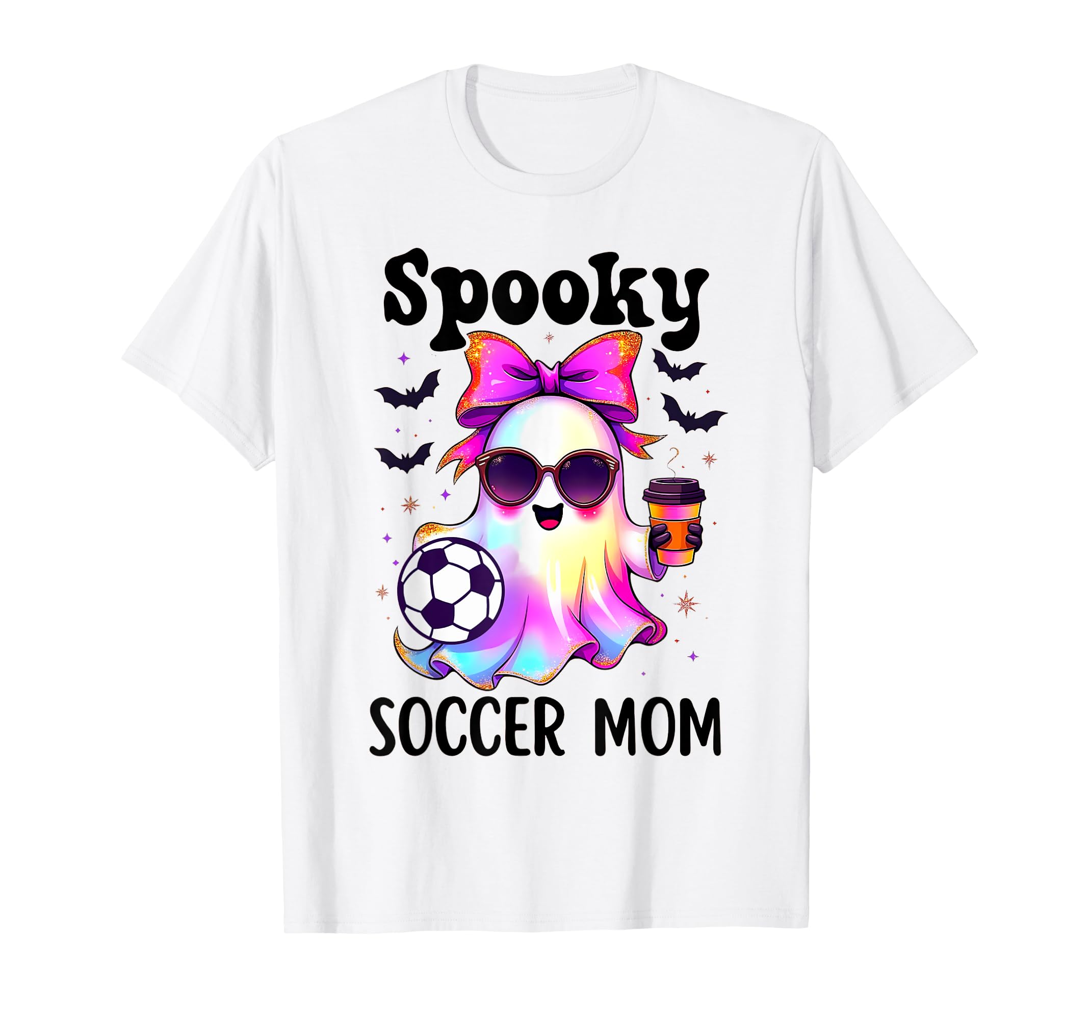 Spooky Soccer Mom Halloween Soccer T-Shirt - Novelty Apparel for Adults - T-Shirt, Sweatshirt, Hoodie