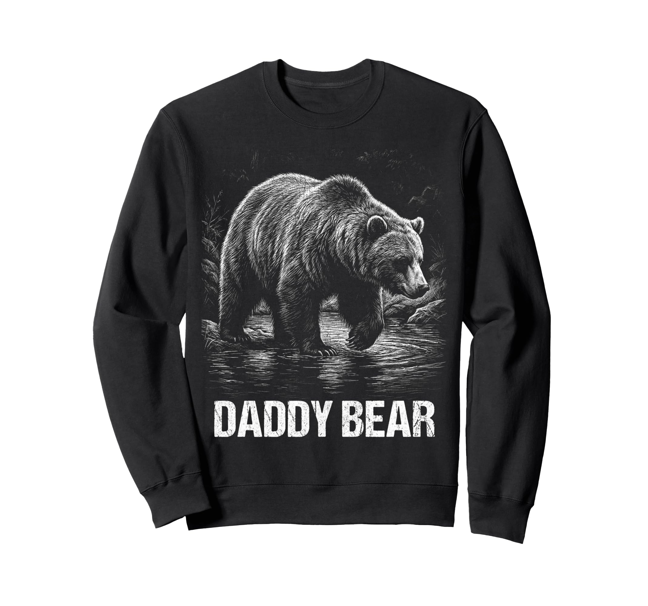 Daddy Bear Family Matching Dad Sweatshirt - Casual Everyday Wear for Adults - T-Shirt, Sweatshirt, Hoodie