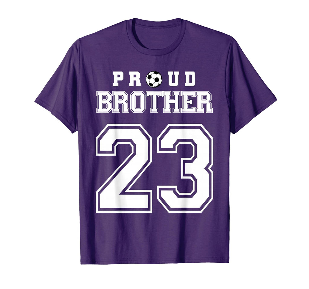 Number 23 Custom Proud Soccer Futbol T-Shirt - Novelty Apparel for Adults - T-Shirt, Sweatshirt, Hoodie