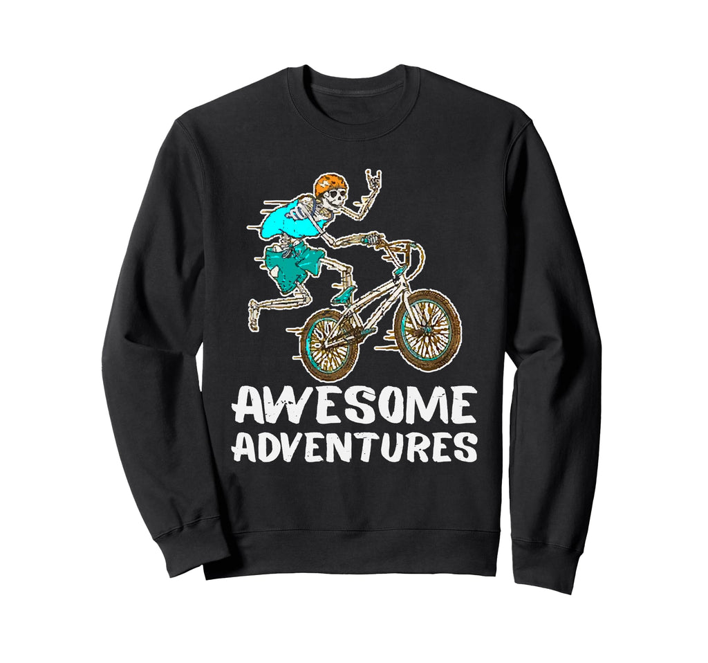 Epic Awesome Adventures Bmx Sweatshirt - Fun Novelty Design for Adults - T-Shirt, Sweatshirt, Hoodie