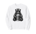 Papa Beer Funny Dad Bear Drinking Sweatshirt - Aesthetic Graphic for Adults - T-Shirt, Sweatshirt, Hoodie