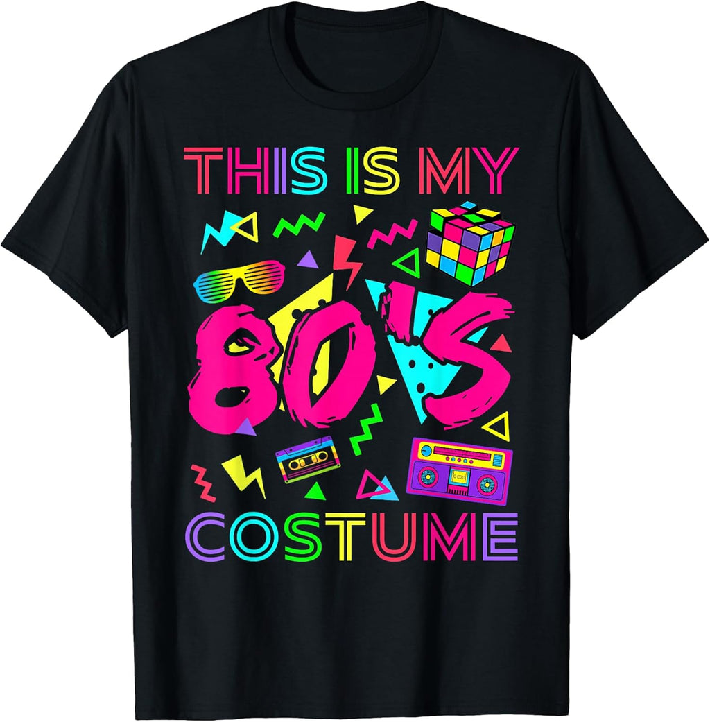 This is My 80s Costume 1980s Party Outfit Men Women - Adult & Kids T-Shirts, Sweatshirts & Hoodies apparel design preview 1